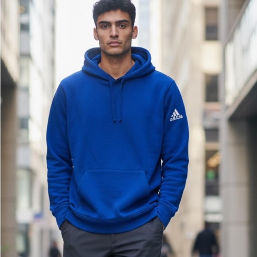 Adidas Royal Blue Hoodie. 
Size XL.